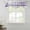 Purple, variant on Orange Gray White Tie Up Valance Curtains for Windows, Kitchen Curtains Window Treatments, Farmhouse Abstract Ombre Texture Short Window Shades Valances for Bedroom Bathroom Cafe 42"x18"