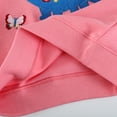 thumbnail image 6 of HILEELANG Toddler Girls(2-7Y) Long Sleeve Pink Sweatshirt with Dinor Embroidery – Cute Construction Pullover Top for Fall 5T, 6 of 9