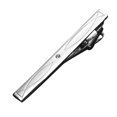 thumbnail image 1 of Pince à Cravate Simple en Métal Argenté pour Hommes, 1 of 6