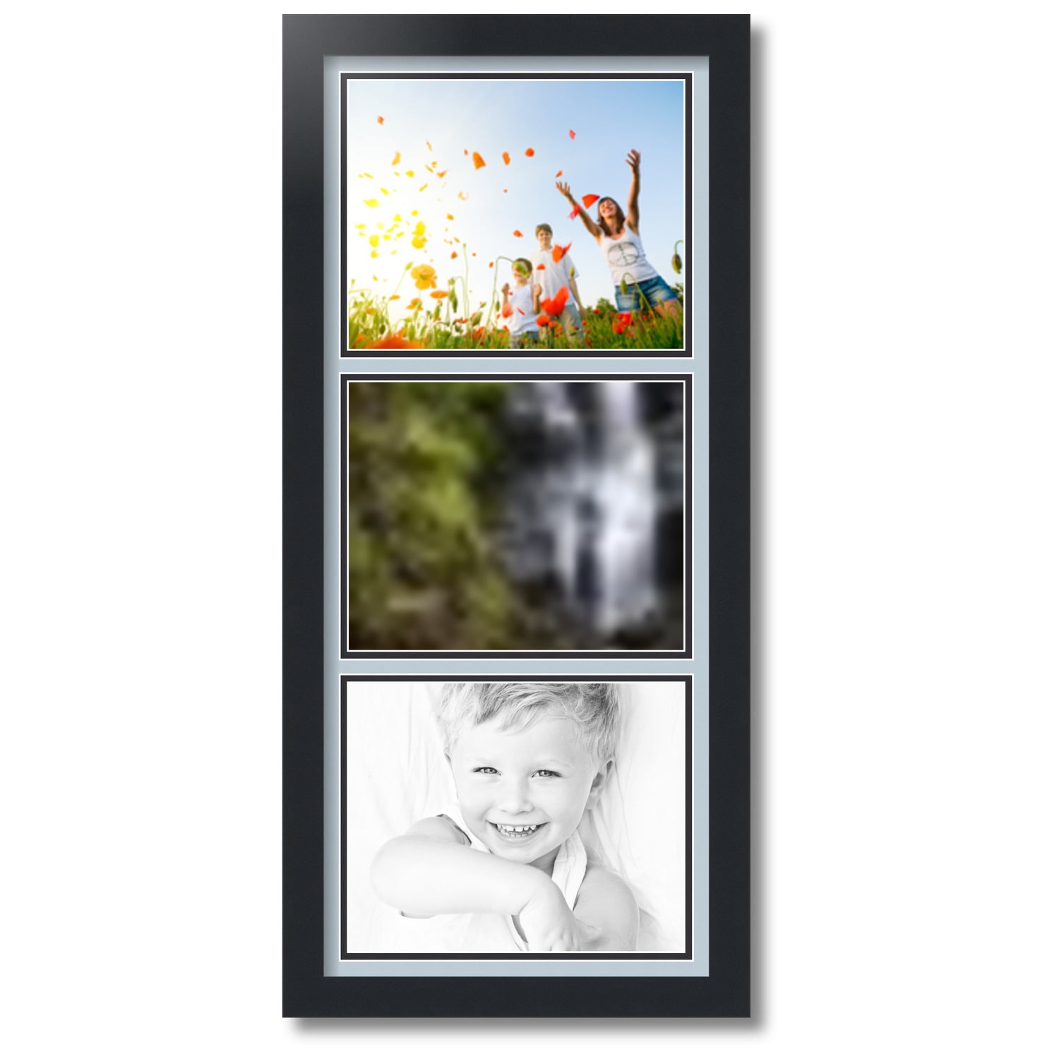 ArtToFrames Collage Photo Picture Frame with 3 8x10" Openings, Framed
