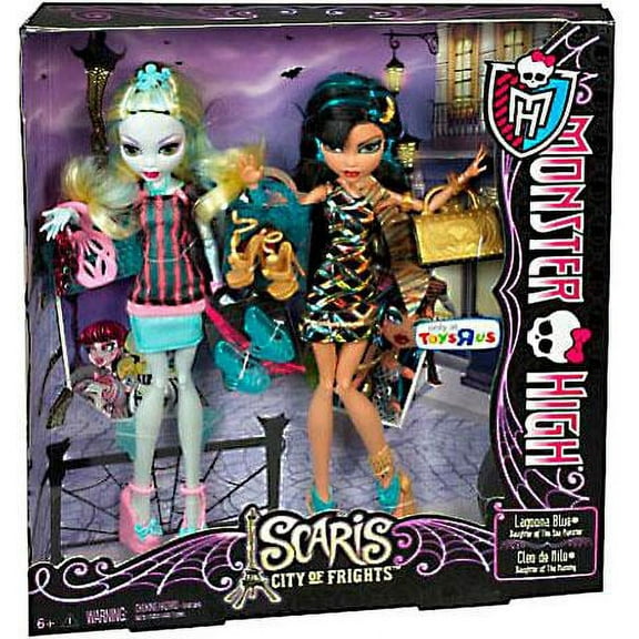 Monster High Scaris City of Frights Lagoona Blue & Cleo de Nile Doll 2-Pack