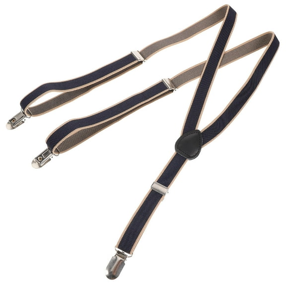 TEHAUX Adjustable Elastic Suspenders for Men, Multi-Color Dress Braces with Comfortable Fit and Stylish Design for Everyday Wear