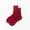 Red, variant on Sunbona Women's Mid Crew Solid Color Casual Socks For Everyday Wear Comfortable Stackable Ankle Socks Soft Breathable Fashion Socks For Women