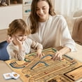 thumbnail image 2 of 1/2 Sets Cribbage Wars Board Game Kids Adults Family Party Multiplayer Interactive Wooden Plastic Portable Continuous Cribbage Board Game Night Essentials, 2 of 7