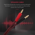 thumbnail image 4 of Cable de altavoz XLR a banana, cable de audio XLR de 3 pines hembra a conectores banana dobles, conector chapado en oro de 4 mm a XLR3 Pro HiFi, 4 of 7