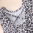 thumbnail image 6 of MIXUE Toddler Girls Jumpsuits & Rompers Leopard print Flutter Sleeve Casual Dresses Bodysuits Outwear,Gray,2-3 Years, 6 of 8