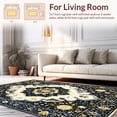 thumbnail image 2 of ODIKA 4'x6' Machine Washable Non-Slip Area Rug, Whimsical Abstract High Traffic Rug, Blue, 32431, 2 of 7