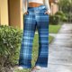 thumbnail image 2 of TaTaai Women Fashion Drawstring Wide Leg Pants Denim Print Loose Casual with Pockets All Season Soft Fabric Daily Holiday Street Party Wear Gift, 2 of 6