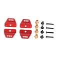 thumbnail image 2 of LeeQinersw Shock Absorber Brackets RC Accessories 1:12 Metal Spare Parts for LC79 MN168 Red, 2 of 9