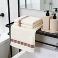 thumbnail image 6 of Djiypn Pack of 2 Washcloths, 29.5 x 13.5Inches, Lighter Weight, Quick to Dry, Super Soft & Absorbent, Face Towels, Hotel Quality, Perfect for Bathroom, Gym, Spa (White, 2 Pack), 6 of 9