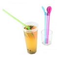 thumbnail image 6 of 6-Pack Plastic Spoon Straws Detachable for , Shaved Ice, Cocktails, Coffee Stirrer - Multi-, 6 of 6