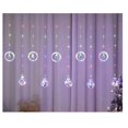 thumbnail image 3 of Luces navideñas con forma de cascada, diseño de guirnalda, Arosbola, 220 V, 3 of 4