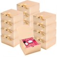 thumbnail image 1 of Cajas de regalo WLUSEAXI, paquete de 12 unidades de papel kraft con tapas y cinta, 1 of 9