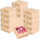 thumbnail image 1 of Cajas de regalo WLUSEAXI, paquete de 12 unidades de papel kraft con tapas y cinta, 1 of 9