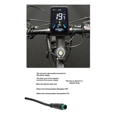 thumbnail image 4 of Electric Bike LCD Display X3 24V 36V 48V Colorful Display 5pin WaterProof Connection Plug, 4 of 8