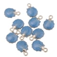 thumbnail image 1 of 2x 10 Colgantes de de Concha Esmaltados para La Elaboración de Joyas - Azul, 1.8x1.2cm Fernando dijes de conchas marinas para pulseras, 1 of 8