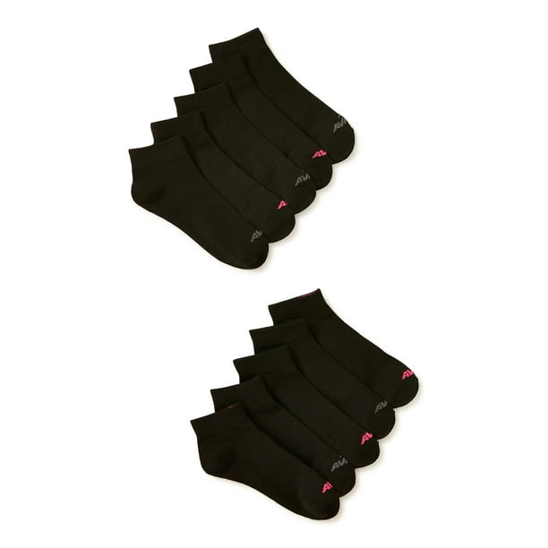 Avia Women's Performance Lightweight Ankle Socks, 10Pack