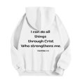 thumbnail image 4 of Mens Jesus Hoodie Letter Print Soft Hooded Sweatshirt Long Sleeve Relaxed Fit Casual Streetwear Graphic Hoodies, 4 of 9
