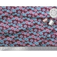 thumbnail image 3 of Soimoi Modal Satin Fabric Artistic Floral Printed Fabric 1 Yard 42 Inch Wide, 3 of 3