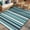 Dark Grey, variant on Outdoor Patio Rug Camping Essentials - 5x8 FT Outdoor Plastic Straw Rug for Patio Clearance, Waterproof RV Essentials Outside Area Rugs for Deck Garden, Backyard Patio Furniture Set, Blue