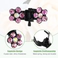 thumbnail image 5 of Unique Bargains 12 Pcs Mini Hair Claw Clip Small Rhinestone Hair Clips Metal Little Hair Clips for Women and Girl Pink, 5 of 7