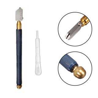 Sufanic 2pcs Diamond Glass Cutter for Tiles Cutting Tools 6-12mm Pencil Style Carbide Tip, Size: Small, Black