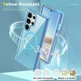 thumbnail image 7 of Dteck Built-in Screen Protector Case for Samsung Galaxy S24 Ultra,Compatible with Mag-Safe Slim TPU+PC Full-Body Stylish Shockproof Protective Transparent Cover,Blue, 7 of 7
