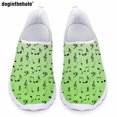 thumbnail image 1 of Gradient Color Musical Notation Pattern Print Casual Flat Shoes for Ladies Summer Comfort Breathable Mesh Shoes Slip On Sneakers, 1 of 5