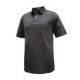 thumbnail image 1 of Monterey Club Men's Control Stripe Texture Golf Polo Shirt #3611, 1 of 2