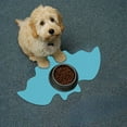 thumbnail image 4 of TIELUTT Halloween Pet Feeding Mat Placemat for Cats and Dogs Durable Easy To Clean Wicker Table Mats 6 round Plate Mat Kitchen Table Mats Teal round Table Set for 4 Modern Place Mats for Dining Table, 4 of 6