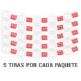 thumbnail image 4 of Papel Picado Dia del Amor y la Amistad | Guirnaldas | Enramado | 5 tiras de 5 metros | diseño banderin 14 de Febrero con colores vibrantes | decoración de papel picado (Plastico), 4 of 5
