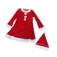 thumbnail image 4 of Vestido de Disfraz de Papá Noel para Mujer Salvador Vacaciones, 4 of 10