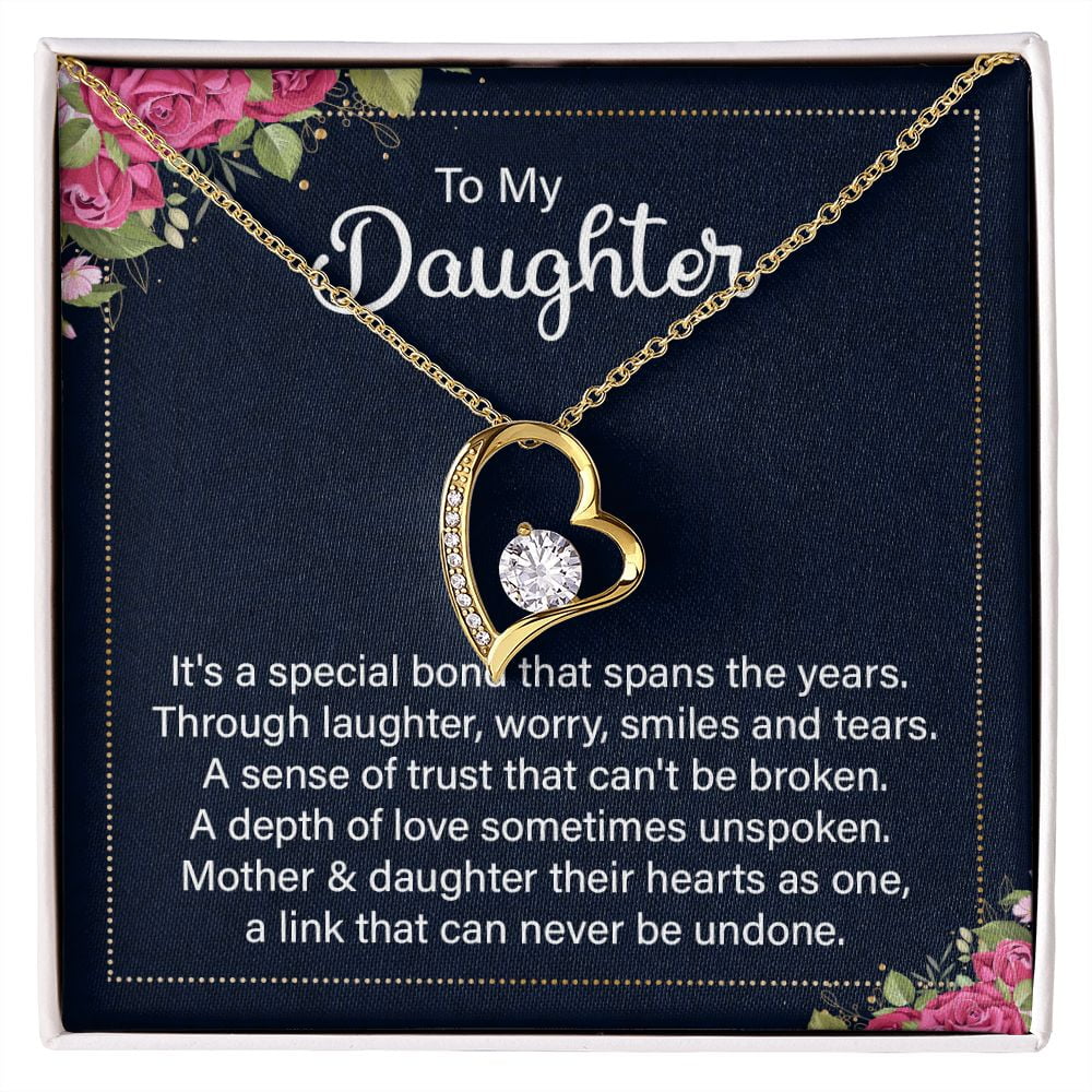 To My Daughter - You Are The Light Of My Life - Love Knot Necklace –  Precious Engraved
