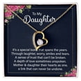 thumbnail image 4 of To My Daughter It's a Special Bond Forever Necklace w Message Card, 4 of 20