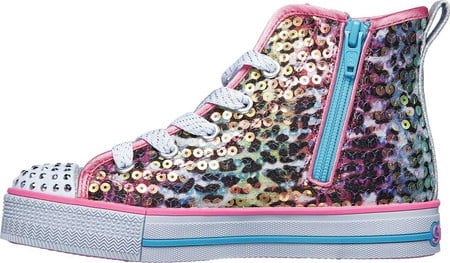 skechers twinkle toes leopard print