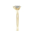 thumbnail image 3 of ANGARA Natural Pear 1 ct Diamond Engagement Ring in 14K Yellow Gold for Women (Size-7.7x5.7mm| Color-K| Clarity-I3) | April Birthstone, Anniversary, Jewelry Gift for Women | Natural Diamond Ring, 3 of 9