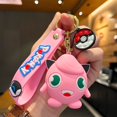 thumbnail image 1 of LLavero de Pokémon de dibujos animados de Anime Kawaii, lindo llavero de coche de Pikachu, llavero de mochila, adornos colgantes, regalos de joyería para amigos, nuevo, 1 of 5