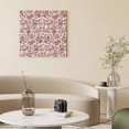 thumbnail image 2 of Wall Art Prints, Farmhouse Red Framed Canvas Prints for Bedroom Living Room Bathroom Office, Vintage Flower Leaf Botanical Plant Gallery Wrap Wall Art Poster for Gifts Home Decor 16"x16", 2 of 9