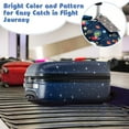 thumbnail image 4 of Costway 5 PCS Kids Luggage Set with Backpack Neck Pillow Luggage Tag Lunch Bag Wheels Dark Blue, 4 of 10