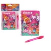 Dreamworks Trolls Stationery Set with Pen features a hot pink cover