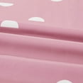 thumbnail image 5 of ZOPZO Waterproof Tablecloth for Dining Table, Magenta Pink, 60", Semi-Circle Print, Overlock Edge, 5 of 9
