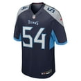 thumbnail image 2 of Men's Nike Lorenzo Carter  Navy Tennessee Titans Team Game Jersey, 2 of 6