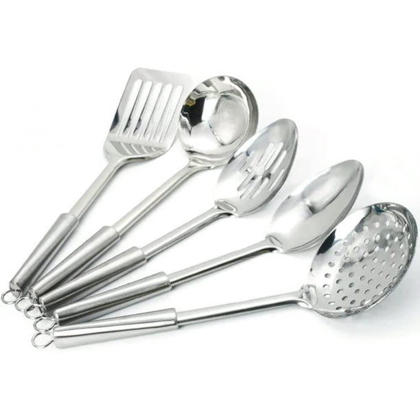 Stainless Steel Cooking Utensil Set Kitchen Utensils 5 Piece Set