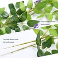 thumbnail image 4 of Bearachild Guirnalda de flores artificiales para puerta, calcomanía de falsa, accesorios para el hogar, mano de obra fina, tamaño compacto, boda Decoración Champán 1.8 m Bearachild HA084372-05, 4 of 6