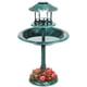 thumbnail image 1 of Fuente solar con pedestal de resina vintage para baño de pájaros al aire libre, 1 of 7