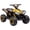 Yellow, variant on Sunnyfree 12V Kids Ride-On ATV, Electric Quad with Forward & Reverse, Wear-Resistant Wheels, Headlights, Horn, Music & USB, 3-5 Years, Yellow