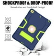 thumbnail image 5 of Allytech iPad 10.2" Case 9th Gen, iPad 10.2" Case 8th 7th Gen,Without Screen Protector Heavy Duty Shockproof Rugged Protective Kickstand Case Cover for Apple iPad 10.2 Inch 2021/2020/2019, Bule/Green, 5 of 5