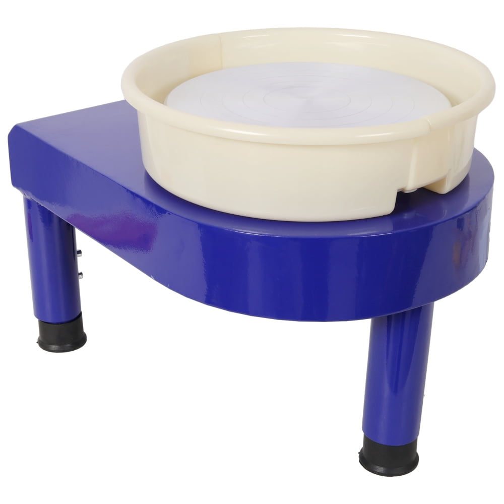 350W Electric Pottery Wheel Machine, 10 inch Ceramic Wheel with Foot Pedal Control, Detachable Basin and 16-Piece Tool Kit for Beginners