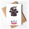 thumbnail image 1 of Black Cherry Ice Outline Happy Birthday Greeting Cards Envelopes Blank, 1 of 3