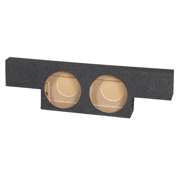 Qpower BQGMC102004 Dual 10 in. T Shape Empty Woofer Enclosure